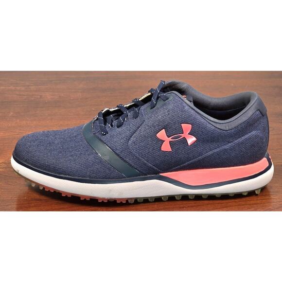 Under Armour Performance SL Sunbrella Spikeless Golf Shoes Size 8.5 3020112-400 - Picture 1 of 9